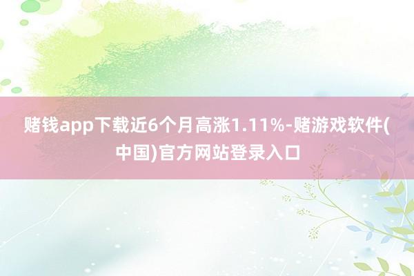 赌钱app下载近6个月高涨1.11%-赌游戏软件(中国)官方网站登录入口